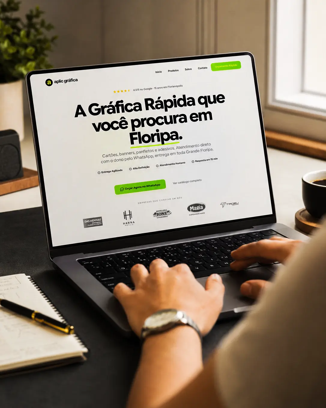 Aplic Gráfica — operação digital completa